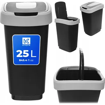 Odpadkový koš ODPADKOVÝ KOŠ 25L NÁDOBA NA TŘÍDĚNÝ ODPAD POPELNICE S VÍKEM