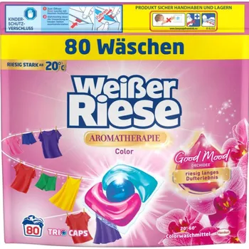 Drogerie Weisser Riese Color Trio Caps Aromaterapie Orchidee 80 ks
