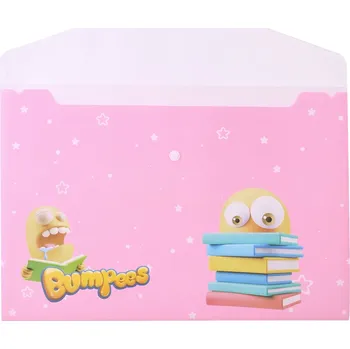 Obálková složka Deli na patentku A4 BUMPEES, horizontální organizér