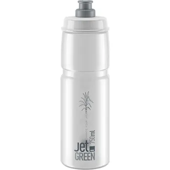 Elite láhev JET GREEN 750ml - čirá/šedé logo