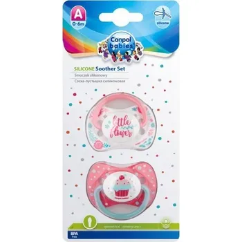 Canpol babies symetrický silikonový Dudlík 18 měsíců +