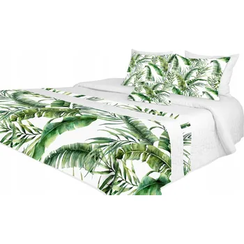 Přehoz na lůžko Přehoz na postel polyester 240 cm x 240 cm bílý