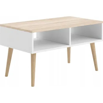 Konferenční stolek Konferenční stolek Kobi obdélníkový 90 x 50 x 55 cm bílý