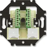 ABB Přístroj zásuvky ISDN, průchozí, dvojnásobný