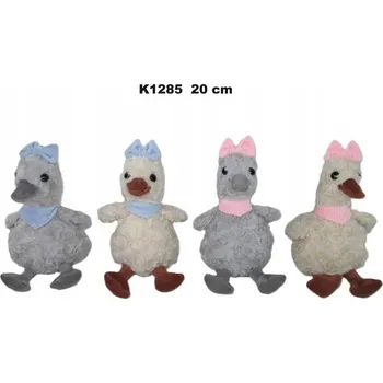 plyšák PLYŠÁK KACHNA 20 CM SEDÍCÍ S MAŠLE/ŠÁTKEM SA
