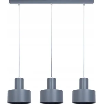 Závěsné svítidlo RIF Sigma: Industriální, 3xE27, 67 cm, Grafitové