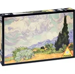 Puzzle Van Gogh, Pšeničné pole s cypřiši 1000 dílků