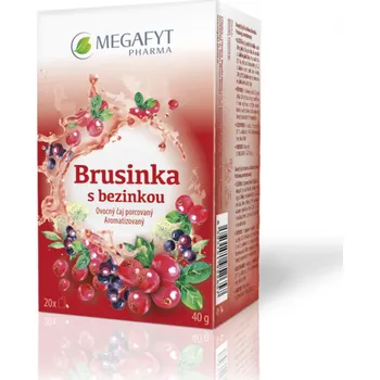 Čaj Megafyt Brusinka s bezinkou 20x 2 g