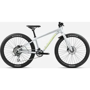 Dětské kolo ORBEA MX 24 TEAM DISC HaloSilver-SpicyLime