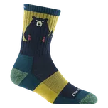 Darn Tough BEAR TOWN MICRO CREW LIGHTWEIGHT WITH CUSHION dark teal dámské ponožky