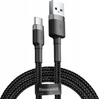 Datový kabel Kabel Baseus USB - USB-C 0,5 m šedý