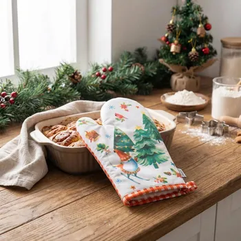 Chňapka Kuchyňská bavlněná chňapka ALTOM DESIGN ZIMOWE SKRZATY 28 cm