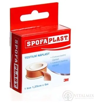 Náplast 3M Spofaplast č.131 Textilní náplast 1,25cm x 5m, fixační, cívka 1 ks