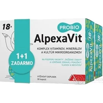 AlpexaVit PROBIO 18+ 1+1 cps 30 + 30 (60 ks),