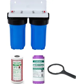 Ochranný vodní filtr Dvojitá víceúčelová filtrace Geyser Big Blue BAF-AR3 10"x4,5"