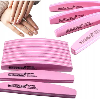 LEŠTIČKA PILNÍK SUNSHINE PĚNOVÉ PILNÍČKY NA NEHTY BOAT 100/180 10 kusů