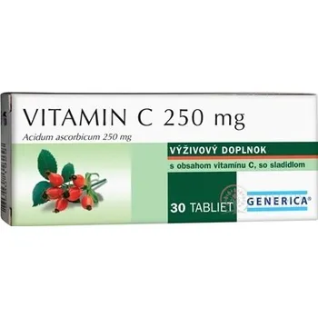 Zdraví GENERICA Vitamin C 250 mg tbl 30 ks