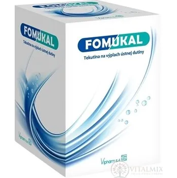 Ústní voda FOMUKAL Tekutina na výplach ústní dutiny roztok A + B (2x225 ml + 2x225 ml) 30 dávek, 900 ml