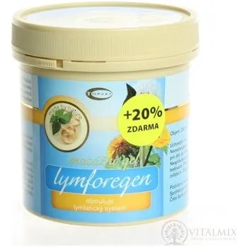 Masážní přípravek TOPVET LYMFOREGEN Masážní gel 250 ml