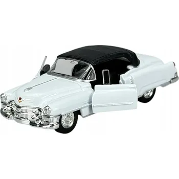 autíčko WELLY OLD TIMER 1953 CADILLAC ELDORADO BÍLÝ SE STŘECHOU 1:34 NOVÝ MODEL AUTA