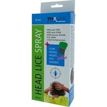 Dětský šampon TRIXLLINE TR355 SPREJ proti vším sprej + hřeben, 100 ml