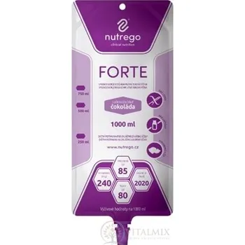 Speciální výživa Nutrego Forte s příchutí neutral por.sol.6 x 1000 ml