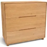 Dřevěná komoda Postelia GRADO 3Z 100x45x90 cm - tři zásuvky