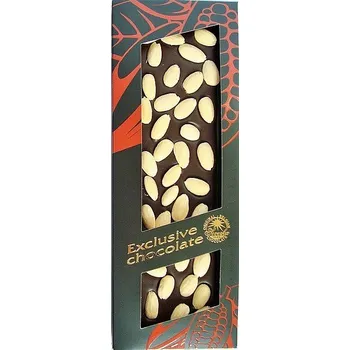 SEVERKA Hořká čokoláda s mandlemi 150g