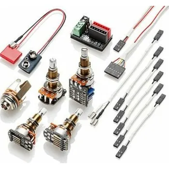 Příslušenství pro strunný nástroj EMG 1 or 2 PU Wiring Kit Longshaft Potenciometr (Jako nové)