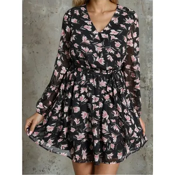 Dámské šaty Sinsay - Šaty s peplumem - vícebarevná - 685FI-MLC - 685FI-MLC-XXL