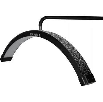 Stojací lampa Kosmetická podlahová lampa i-coucou POL Moon II s kamínky (zirkony) 45 W černá