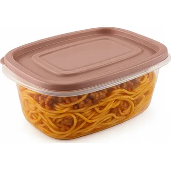 Dóza na potraviny NÁDOBA NA POTRAVINY 1.8 L PRO SKLADOVÁNÍ, VHODNÁ DO MIKROVLNNÉ TROUBY A LEDNIČKY, S VÍKEM