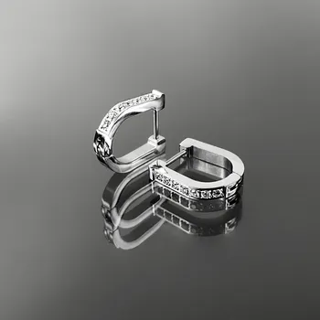 Náušnice Ocelové náušnice zabalené v dárkové krabičce č. 874