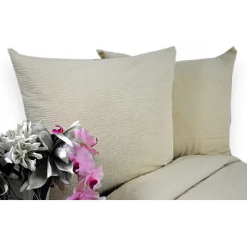 Povlečení Krepové povlečení rozměr 160x200 jednobarevné Krém Kobi Polská firma