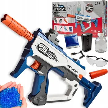 Obraz AUTOMATICKÁ GELOVÁ PISTOLE NA KULIČKY PUŠKA SADA + 10000 KULIČEK DÁREK