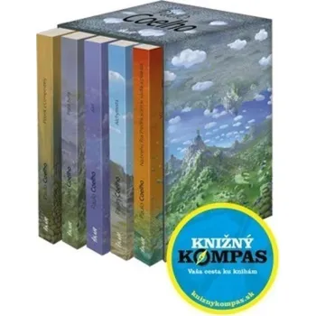 Paulo Coelho – darčekový box (Alchymista, Alef, Na brehu Rio Piedra som si sadla a plakala, Piata hora, Pútnik z Compostely)