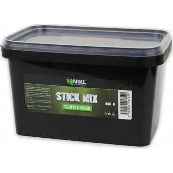 Návnadová surovina Nikl Stick mix Scopex & Squid 500g