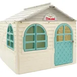 Doloni Dětský domeček bílo-modrý 137x130x120cm