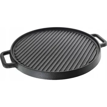 Pánev Grilovací pánev litinová 30 cm černá