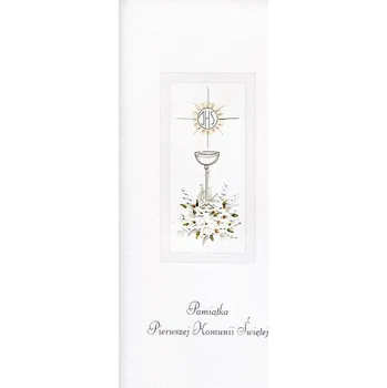 Encyklopedie Karnet Komunia Kielich srebrny MAK