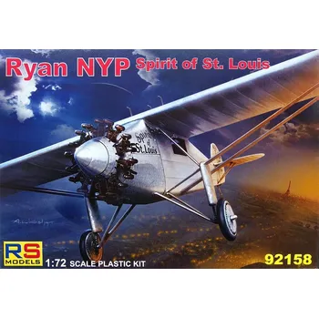 Plastikový model 1/72 Ryan NYP Spirit of St.Louis (4x camo)