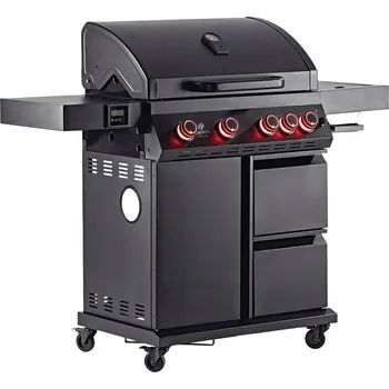 Zahradní gril LANDMANN Plynový gril Cool Black 4.1 maxX 15486