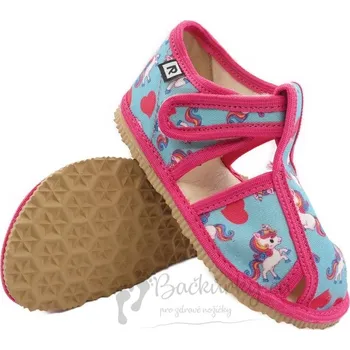 Chlapecké bačkory Dětské inovativní pantofle RAK 100015-4 - Jednorožec - vel. 26