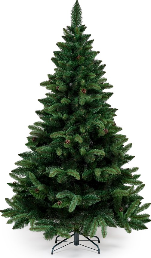 Umělý vánoční stromek- Borovice se šiškami 160 cm