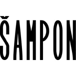 Označto Štítek/nálepka do koupelny Šampon - SLIM Barva písma: Bílá