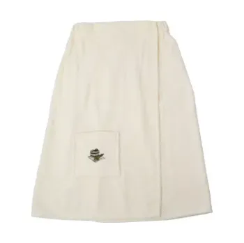 Dámský župan EVEI Kilt do sauny dámský 75x150 Bílý