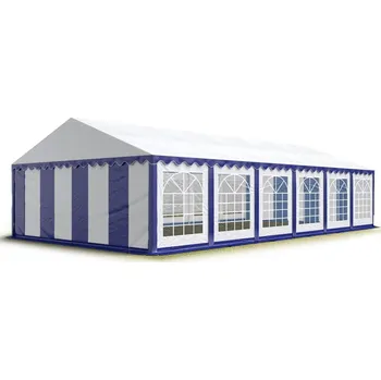 Zahradní stan Zahradní Partystan 6x12m - PVC Standard PLUS - Modro-bílý barva Modro-bílá