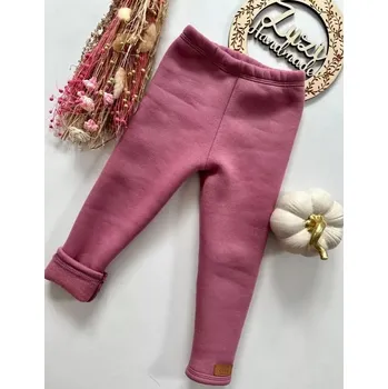 Dívčí legíny Zateplené růžové legíny Zuzi