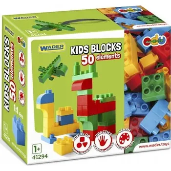 ostatní stavebnice Stavebnice 50 dílů Kids Blocks STAVĚNÍ pro děti EDU