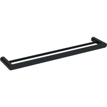 Držák na ručník Novaservis Dvojitý držák ručníků Nostris 600 mm, černá